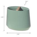 Polyresin Toothbrush Holder With Wood