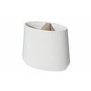 Polyresin Toothbrush Holder With Wood White