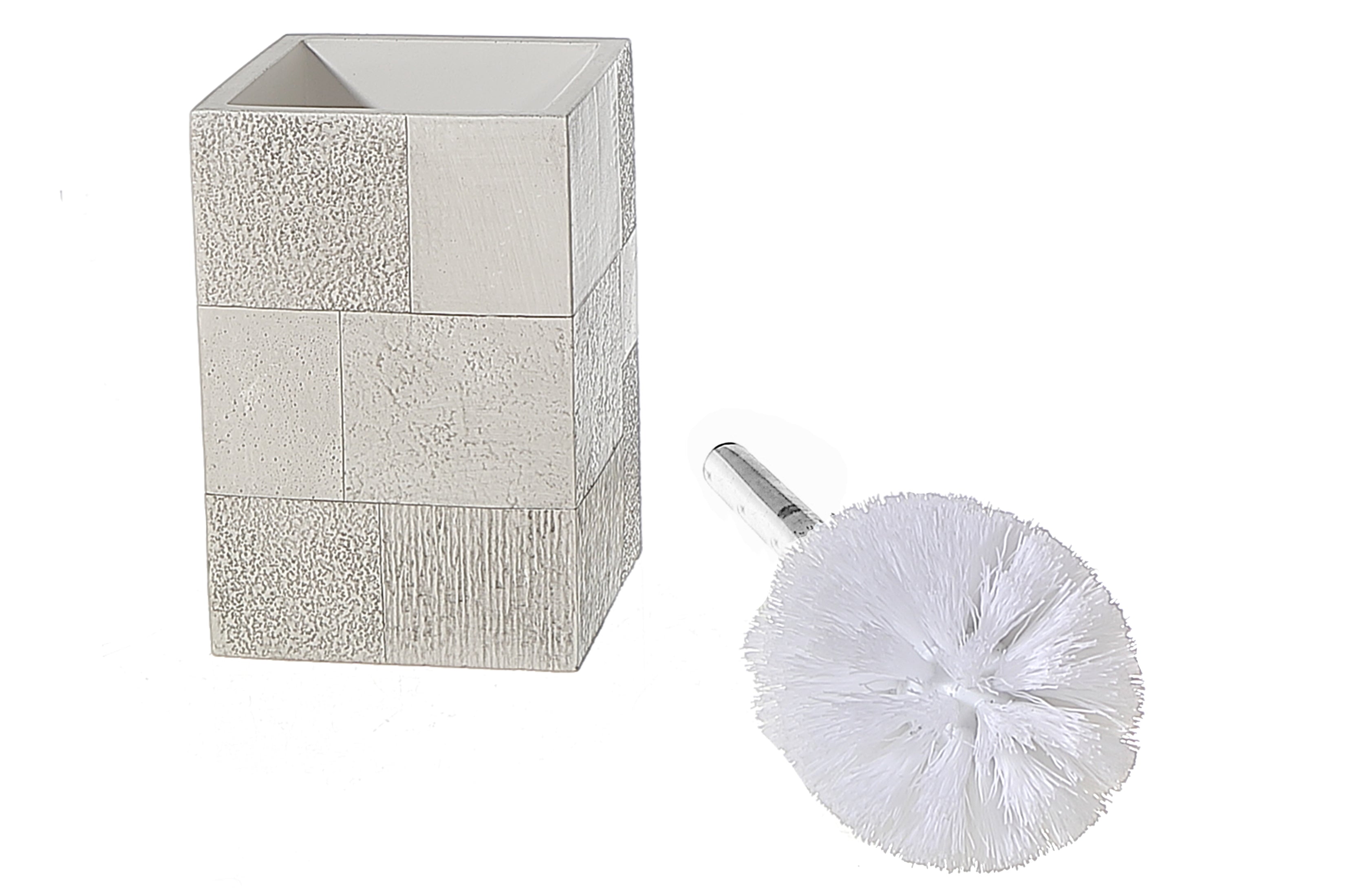 Cement Toilet Brush Holder – Bathroom Cleaning Accessory, Modern Design