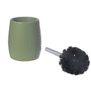 Toilet Brush Holder With Stainless Steel Handle Green