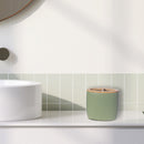 Toothbrush Holder With Bamboo Green