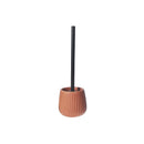 Toilet Brush Holder With Stainless Steel Handle  Clay