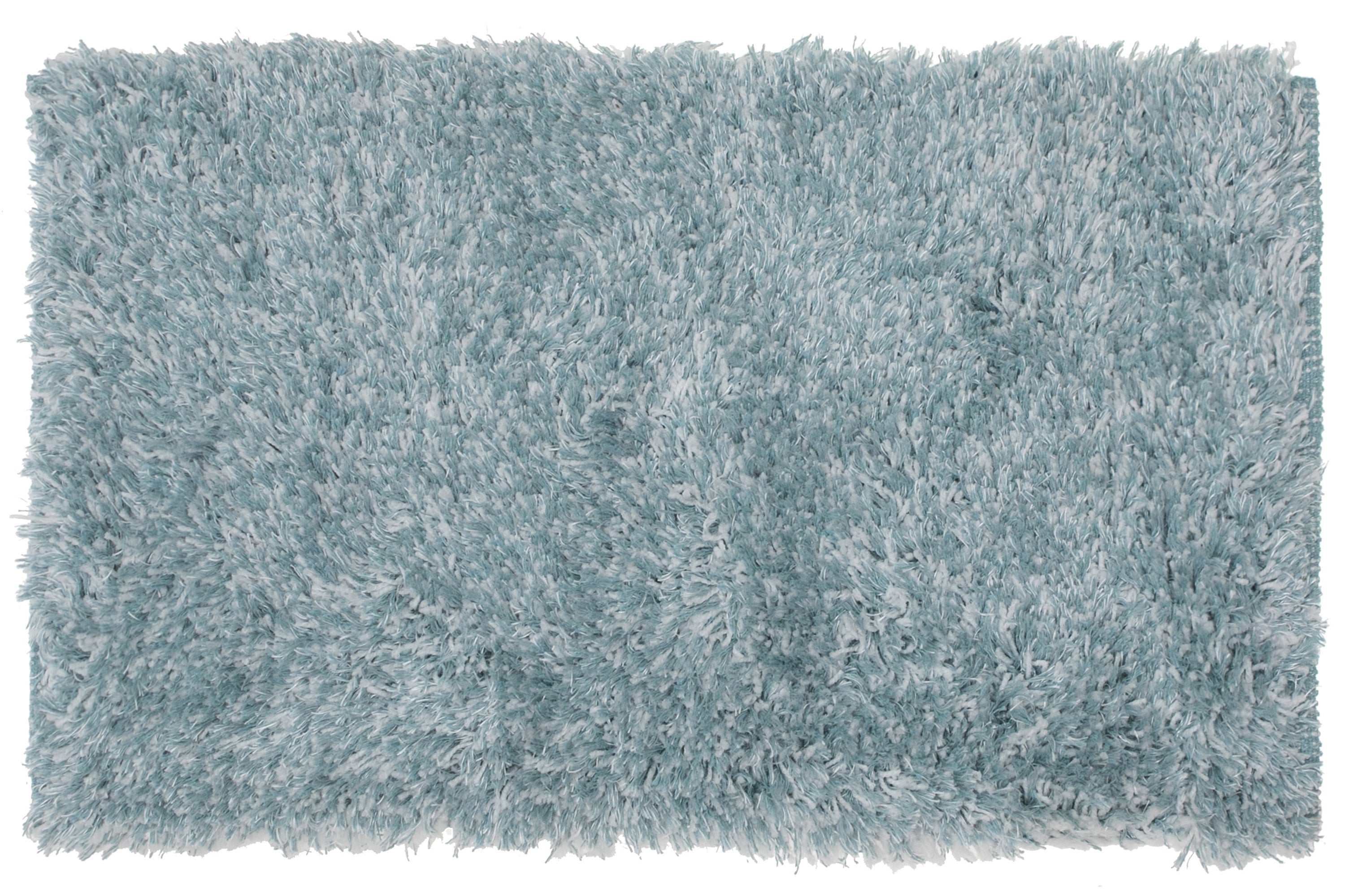 Cotton Loom Bath Mat Blue 20x32 Inch, Bathroom Rug, Home Decor
