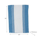 Stripe Chenille Bath Mat 20"X28"