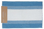 Stripe Chenille Bath Mat 20 X 28 Inch, Bathroom Rug, Soft Absorbent Floor Mat