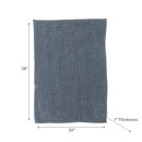 Solid Color Cheniile Bath Mat 20"X28"