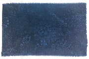 Blue Shining Chenille Bath Mat 20"x32" – Soft Bathroom Rug, Home Decor
