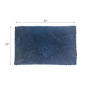 Shining Cheniile Bath Mat 20"X32" Blue