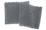 Grey Handwoven Pompom Bath Mat 20"x58" – Soft Bathroom Rug, Home Decor