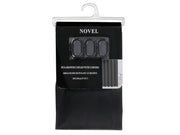 Peva Shower Curtain With 12 C Hooks (71X71) (Black)