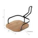 Napkin Holder With Bamboo Bottom