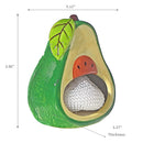 Sponge Holder With White Sponge Avocado