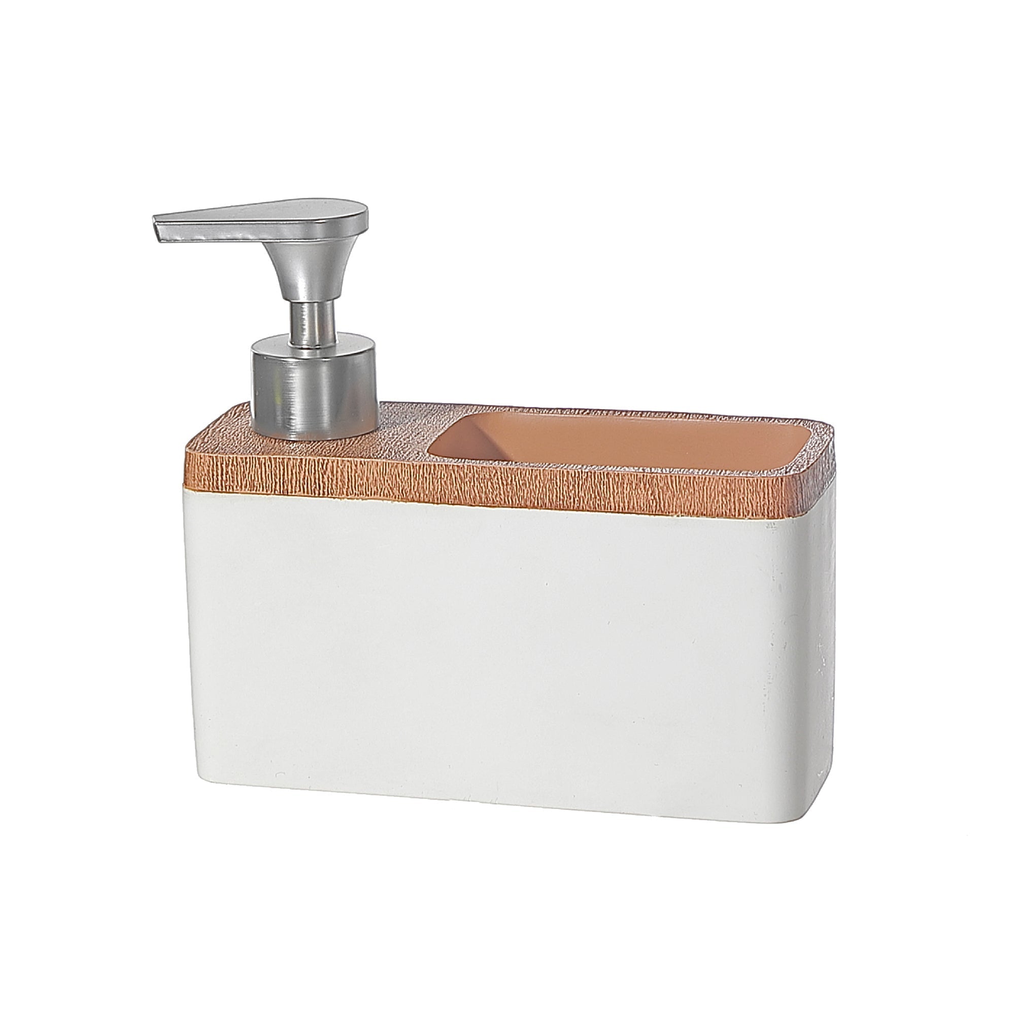 Polyresin Kitchen Sink Soap Dispenser – Bathroom & Kitchen Counter Accessory