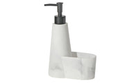 Polyresin Kitchen Sink Soap Dispenser In Marble Finish, Marble Finish Soap Dispenser, Polyresin Kitchen Sink Accessory, Modern Countertop Decor