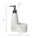 Polyresin Kitchen Sink Soap Displayenser In Marble Finish