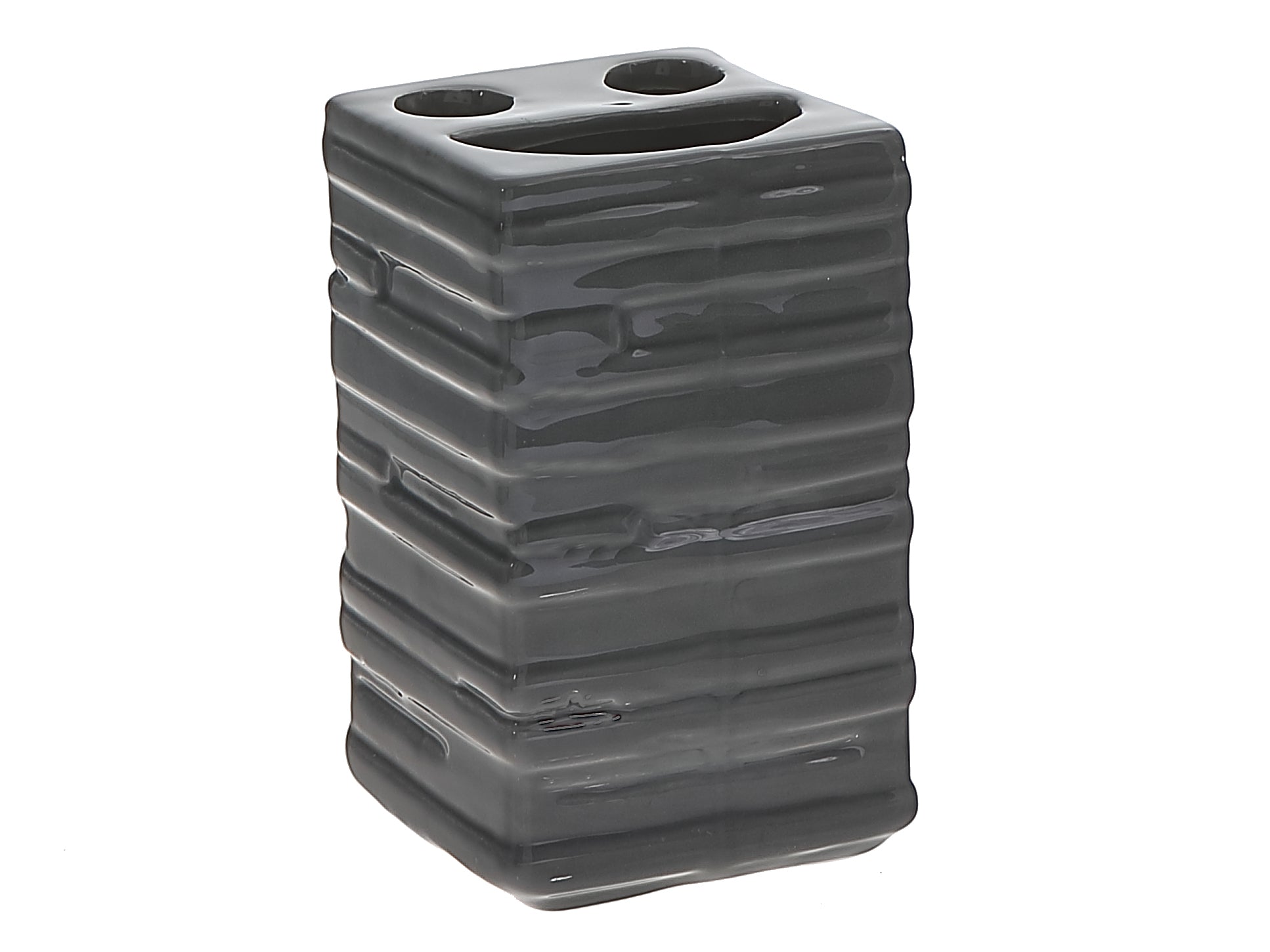 Ceramic Toothbrush Holder (Gray Slate)