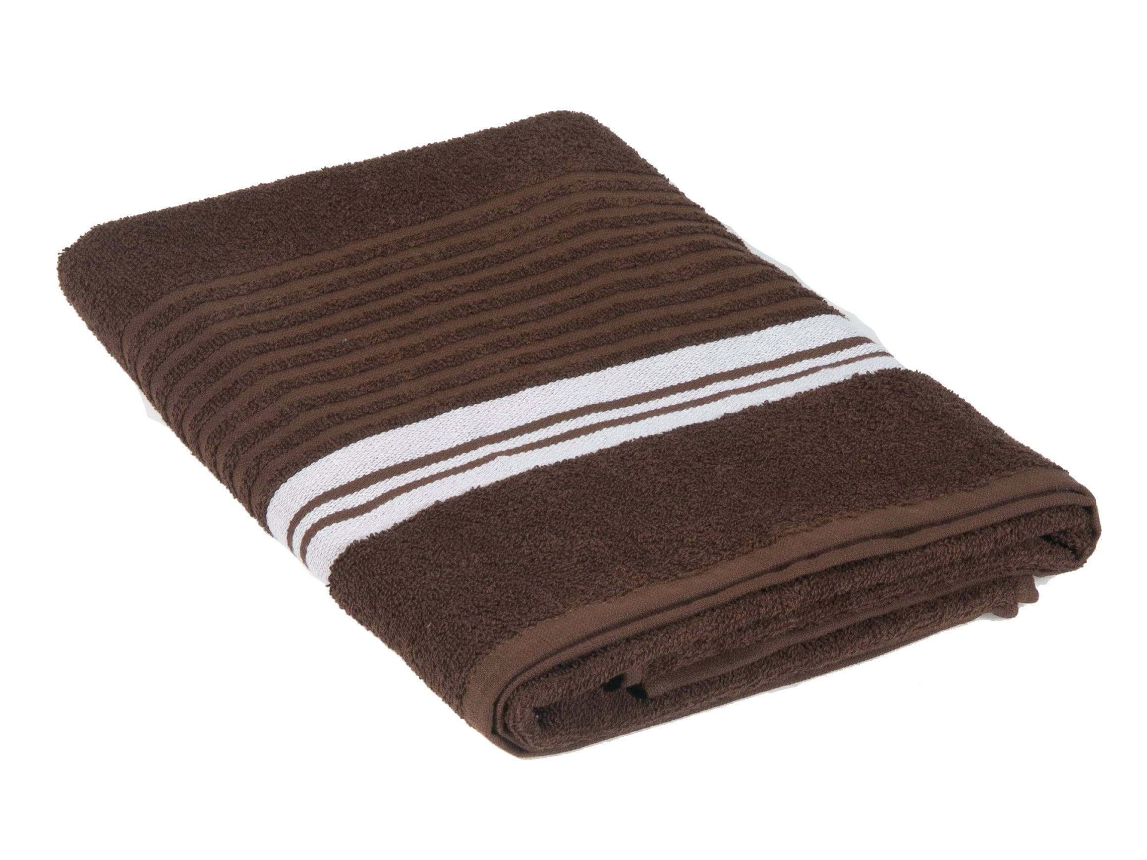 Deluxe Bath Towel (27 X 50) (Chocolate) - Set of 2