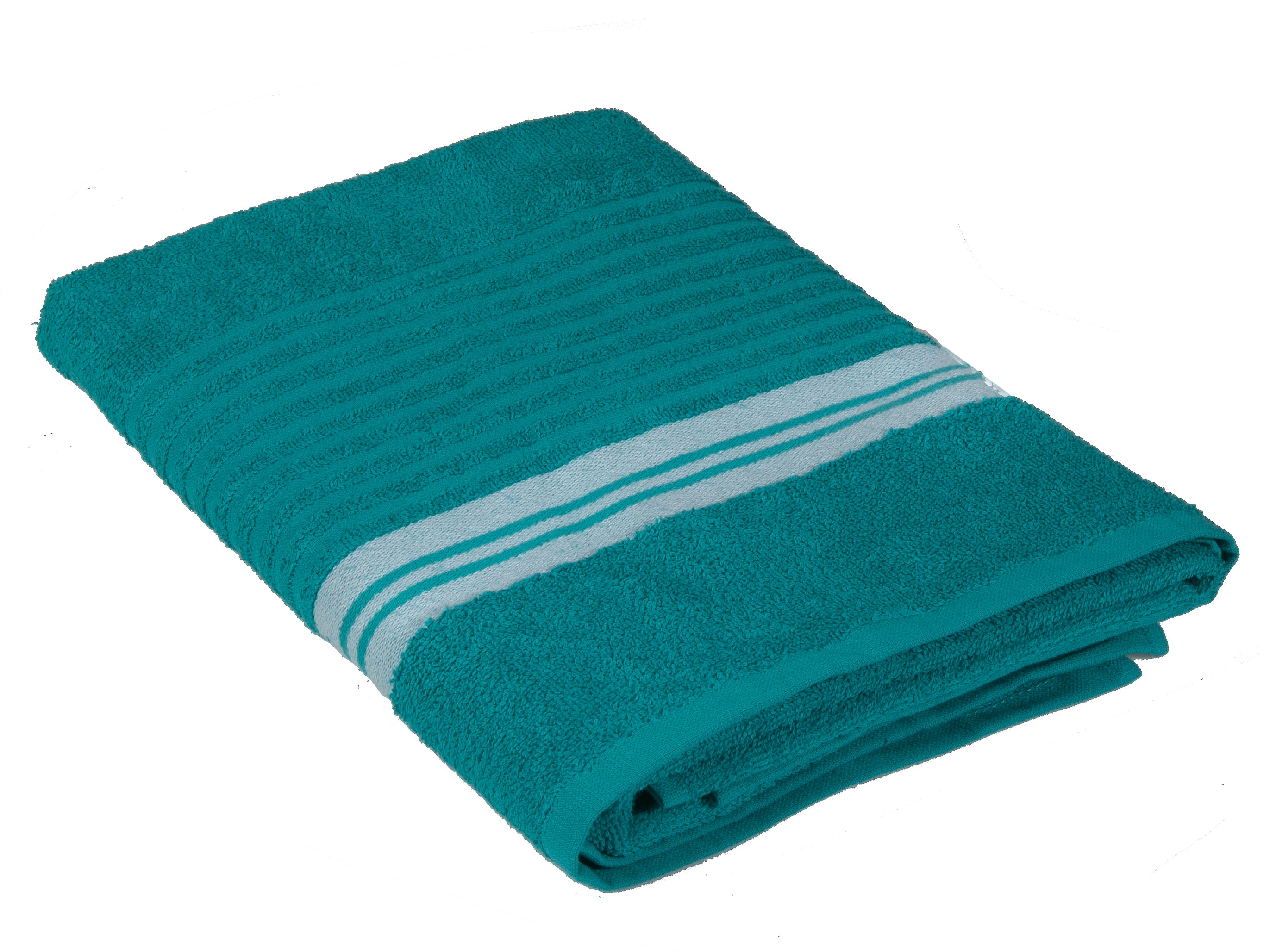 Deluxe Bath Towel (27 X 50) (Teal) - Set of 2