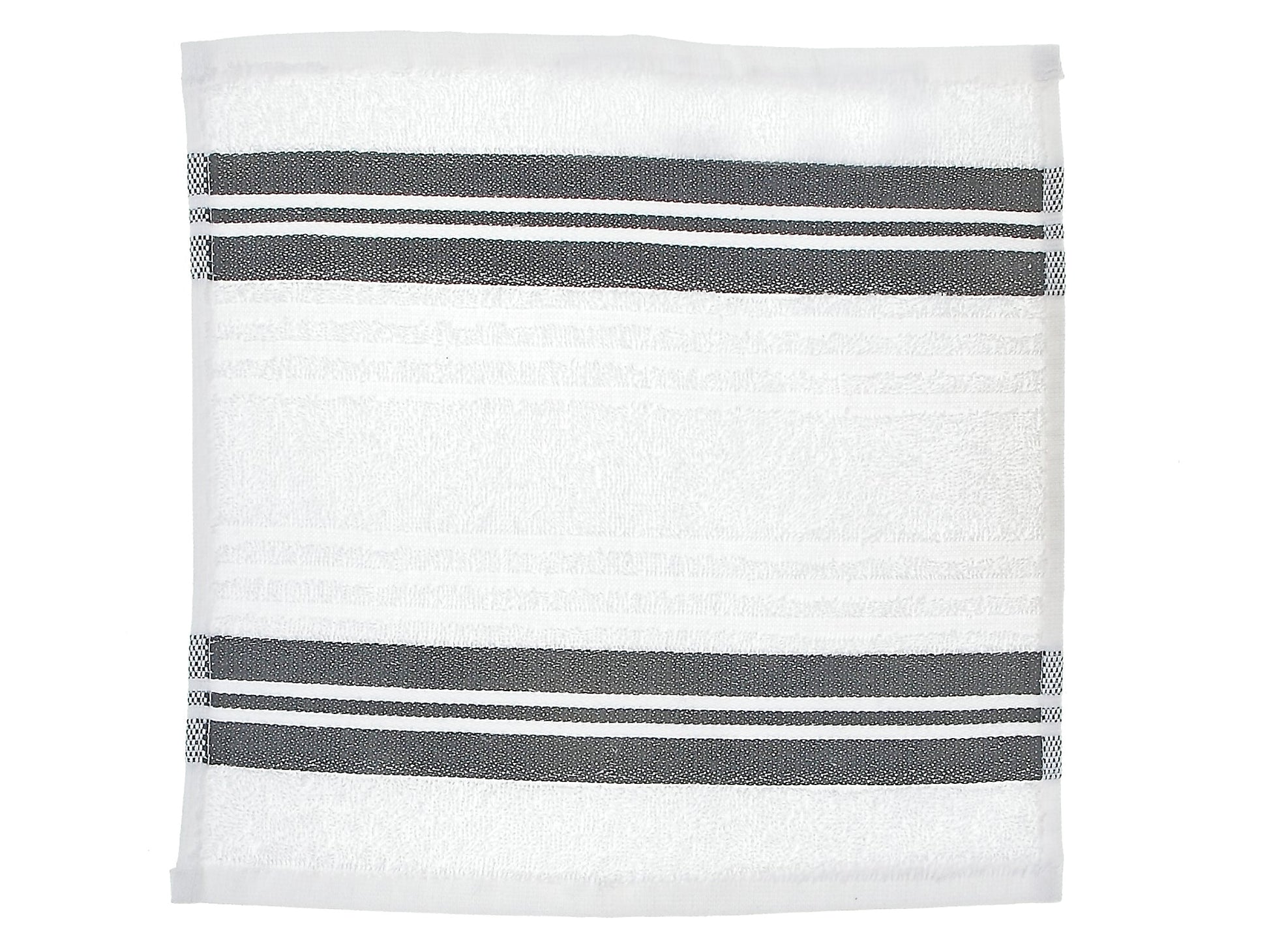 Deluxe Wash Cloth (12 X 12) (White) - Set of 6