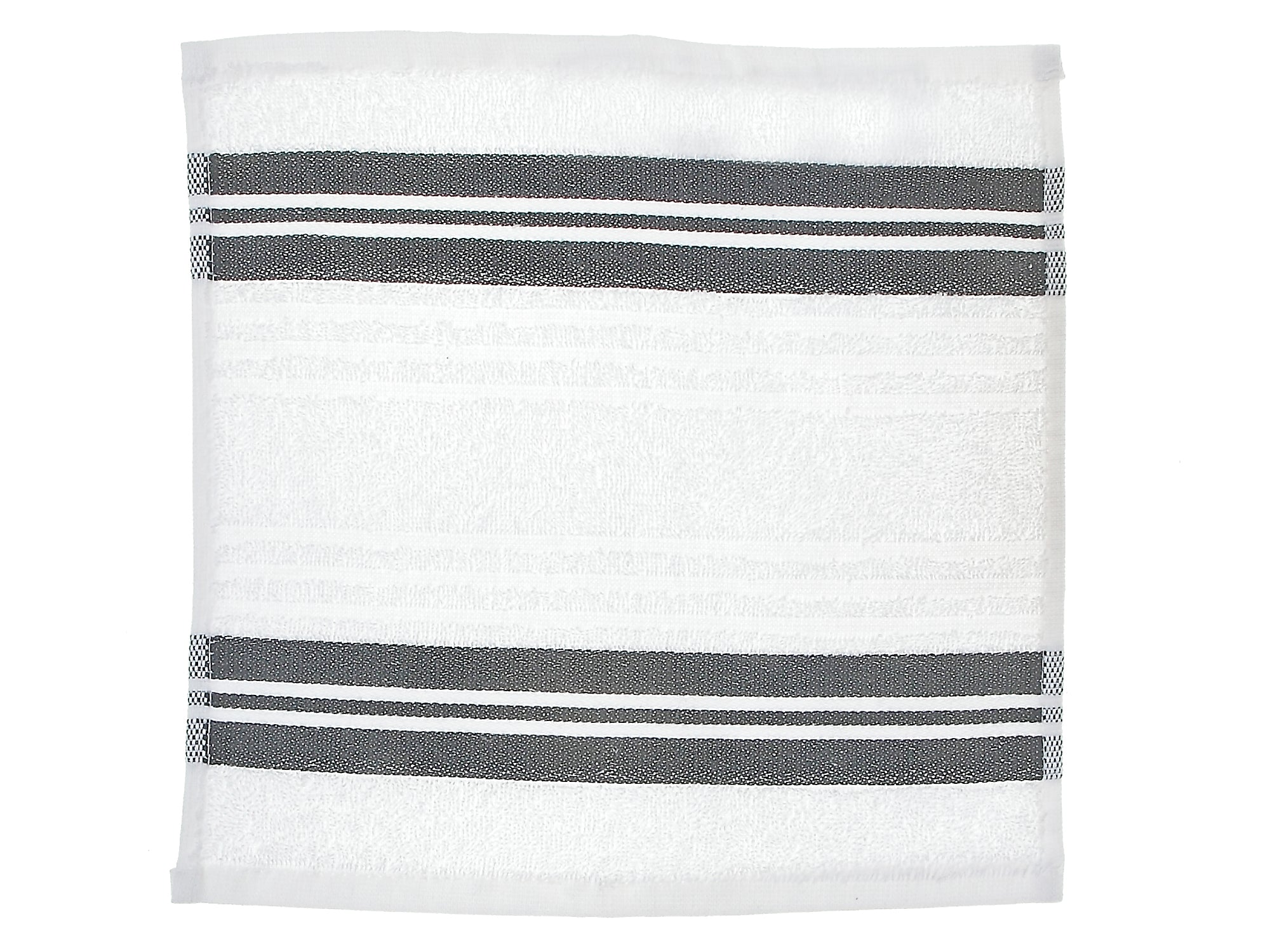 Deluxe Wash Cloth (12 X 12) (White) - Set of 6