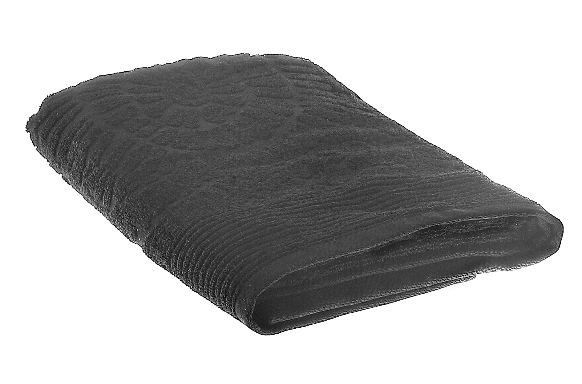 Charleston Bath Sheet 30" X 60" Black – Large Soft Bath Towel for Bathroom, Spa, and Home