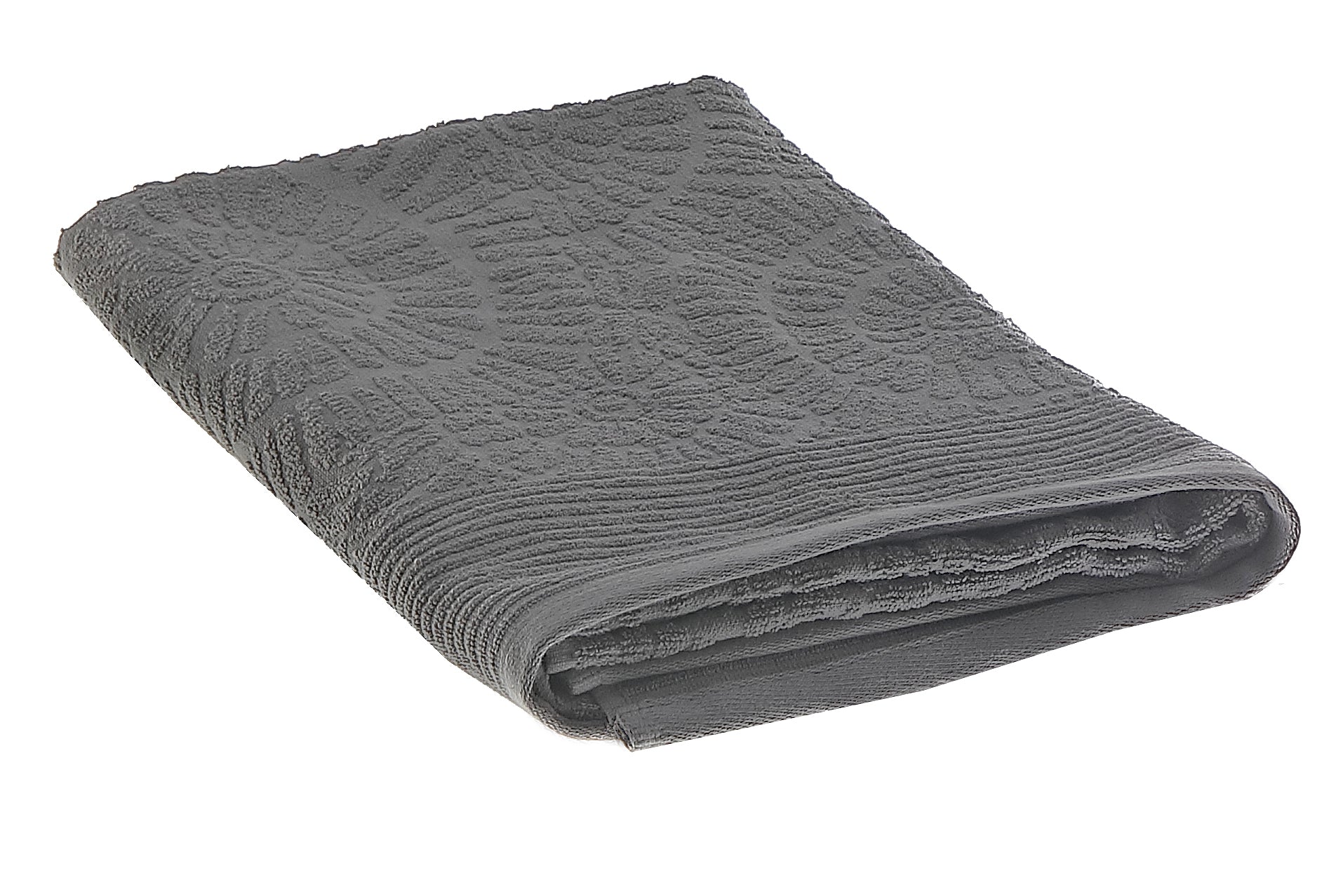 Charleston Bath Towel 27" X 50" Light Grey, Light Grey Cotton Bath Towel, Soft And Absorbent, Bathroom Linen