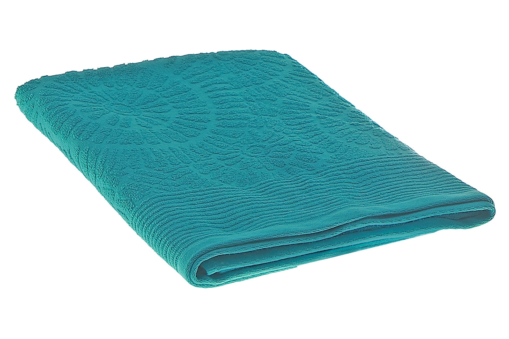 Charleston Bath Towel 27" X 50" Teal, Teal Cotton Bath Towel, Absorbent And Soft, Home Bathroom Linen