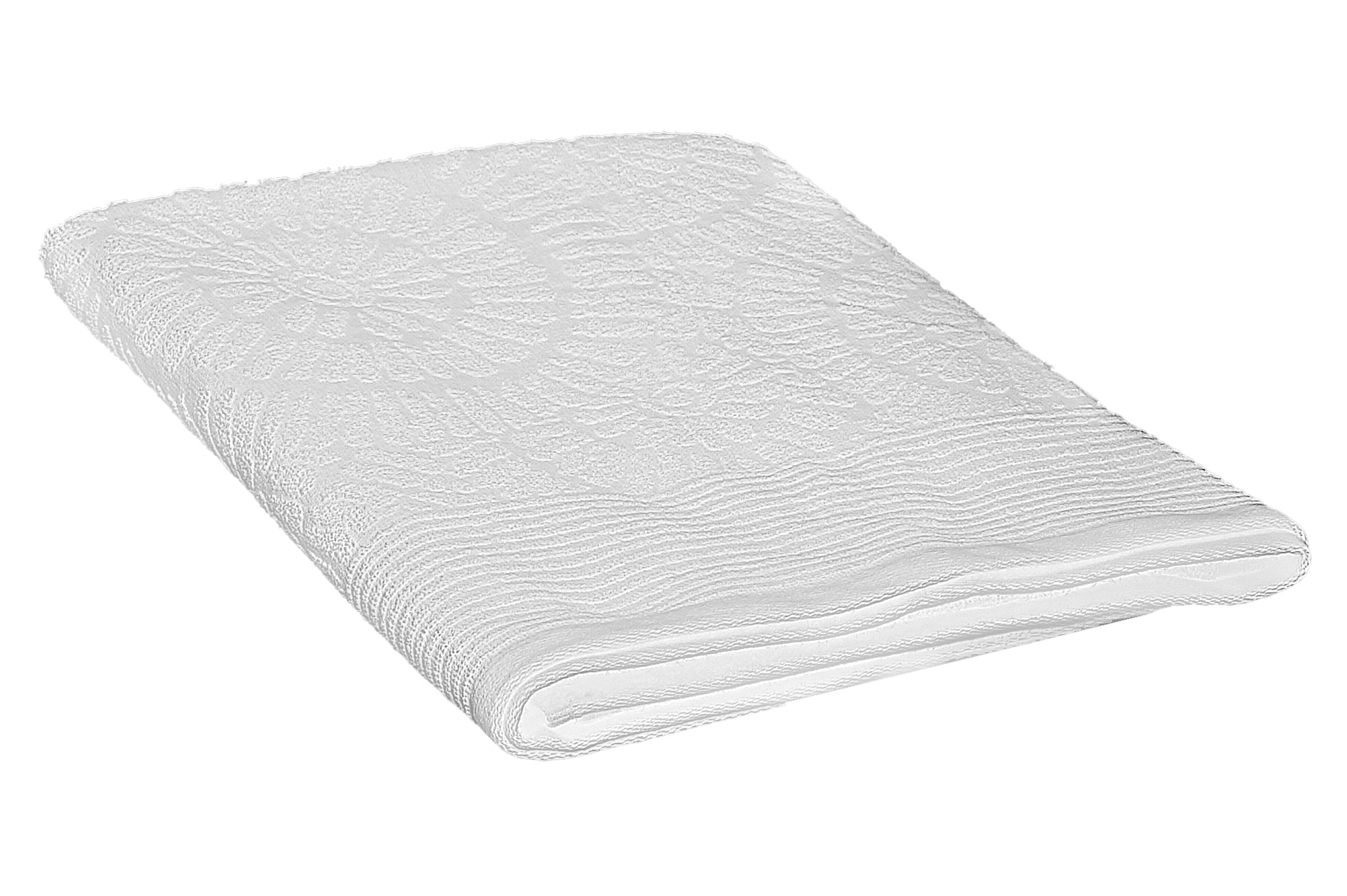 Charleston Bath Towel 27" X 50" White, White Cotton Bath Towel, Soft And Plush, Bathroom Essential