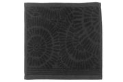 Charleston Wash Cloth 12" X 12" Black - Set Of 6, Black Cotton Wash Cloth, Soft And Absorbent, Bathroom Towel