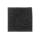 Charleston Wash Cloth 12" X 12" Black - Set of 6