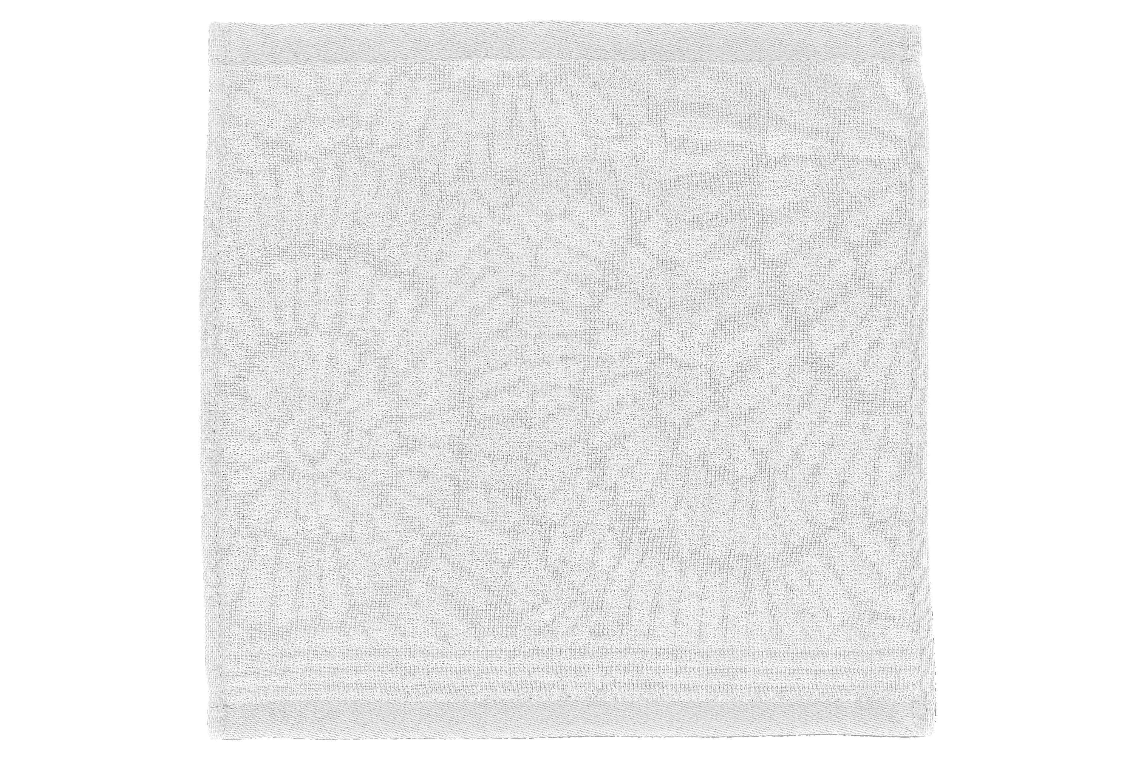 Charleston Wash Cloth 12" X 12" White - Set Of 6, White Cotton Wash Cloth, Soft And Durable, Bathroom Essential