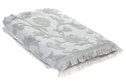 Cameron Bath Sheet 30" X 60" Light Grey, Light Grey Cotton Bath Sheet, Soft And Plush, Bathroom Essential