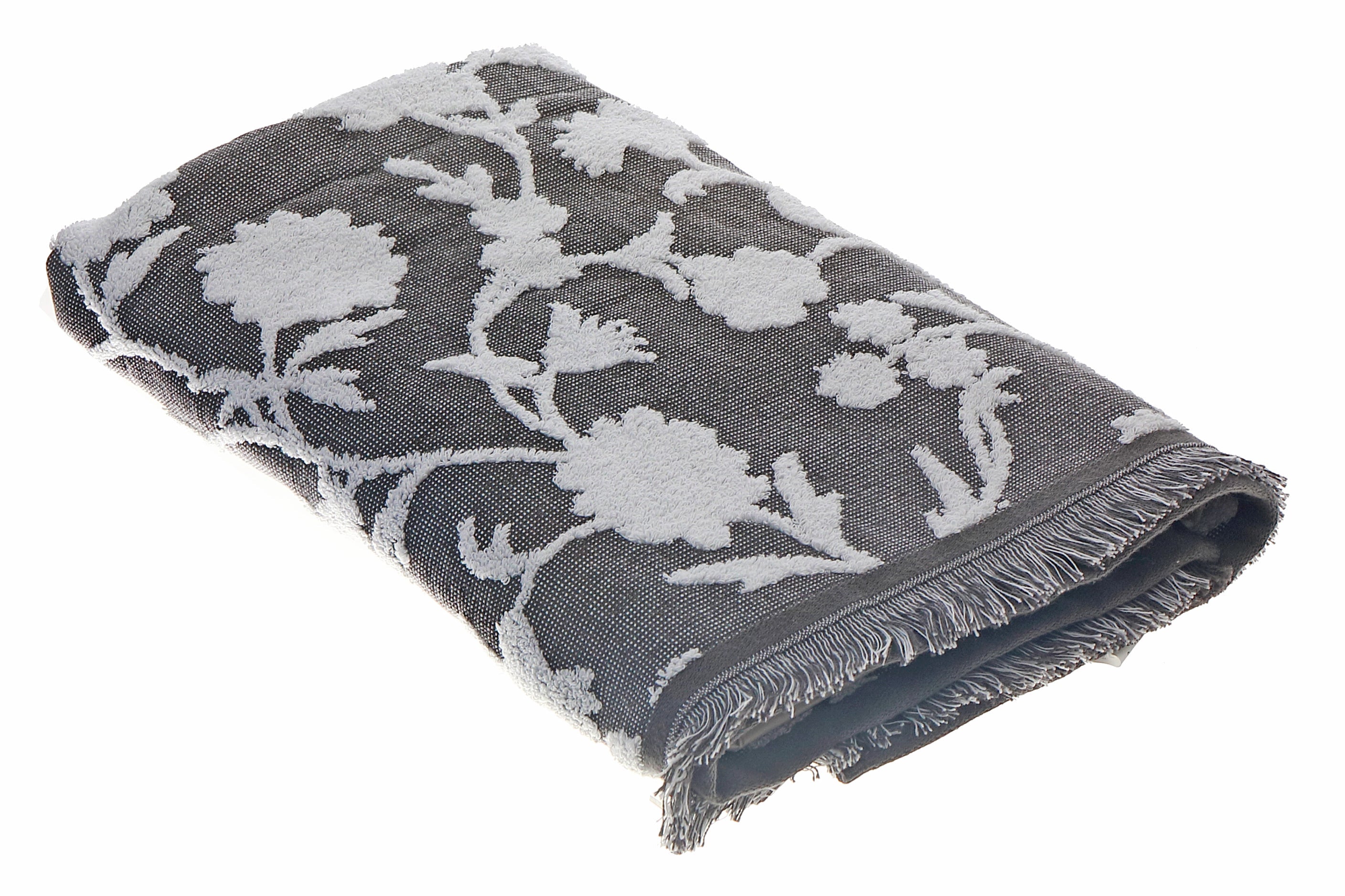 Cameron Bath Towel 27" X 50" Dark Grey, Dark Grey Cotton Bath Towel, Plush And Durable, Bathroom Essential