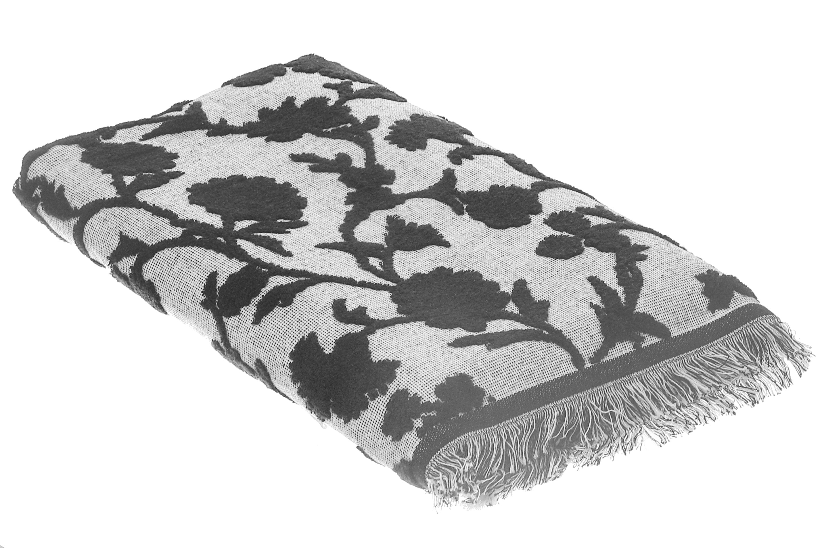 Cameron Bath Towel 27" X 50" White, White Cotton Bath Towel, Soft And Absorbent, Bathroom Essential