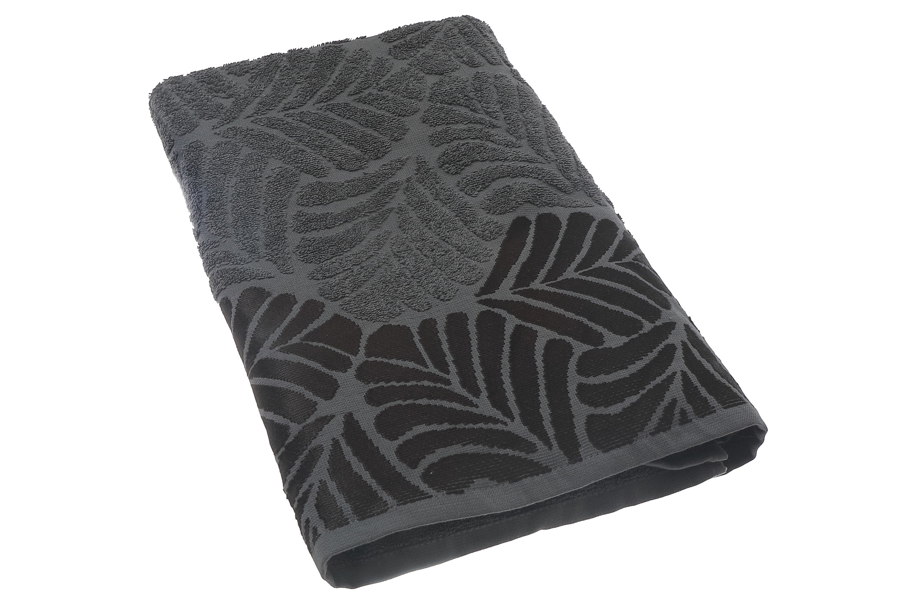 Baltic Bath Towel 27" X 50" Dark Grey, Dark Grey Bath Towel, Soft Cotton Towel, Durable Bathroom Linen