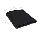 Nova Bath Sheet 30" X 60" Black