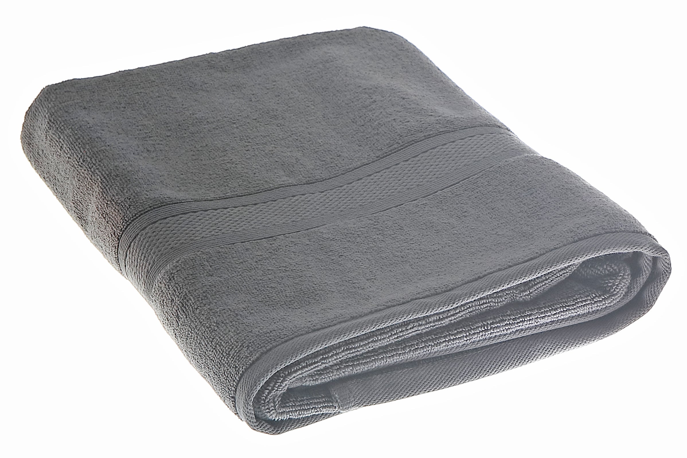 Nova Bath Sheet 30" X 60" Dark Grey, Dark Grey Bath Sheet, Large Absorbent Cotton Towel, Home Bath Essential