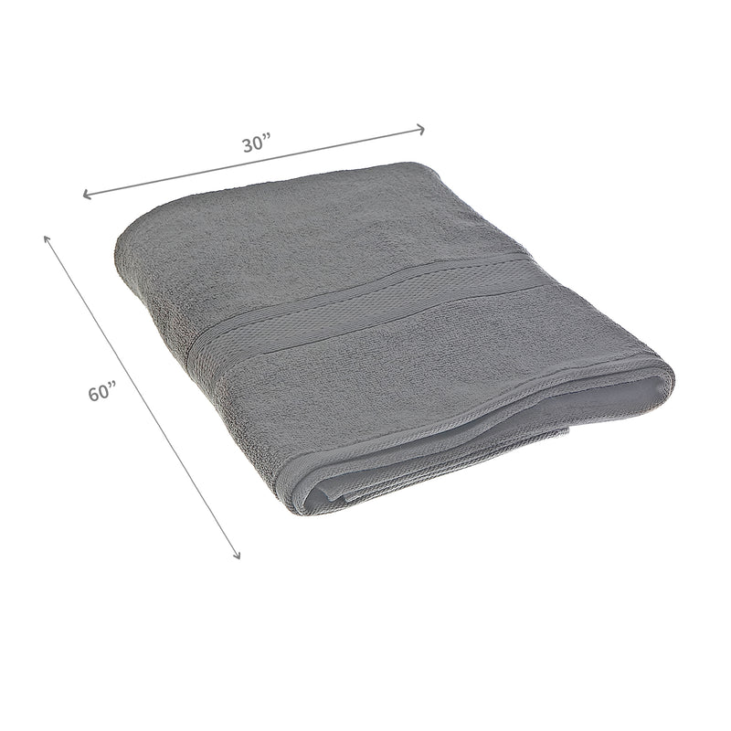 Nova Bath Sheet 30" X 60" Light Grey