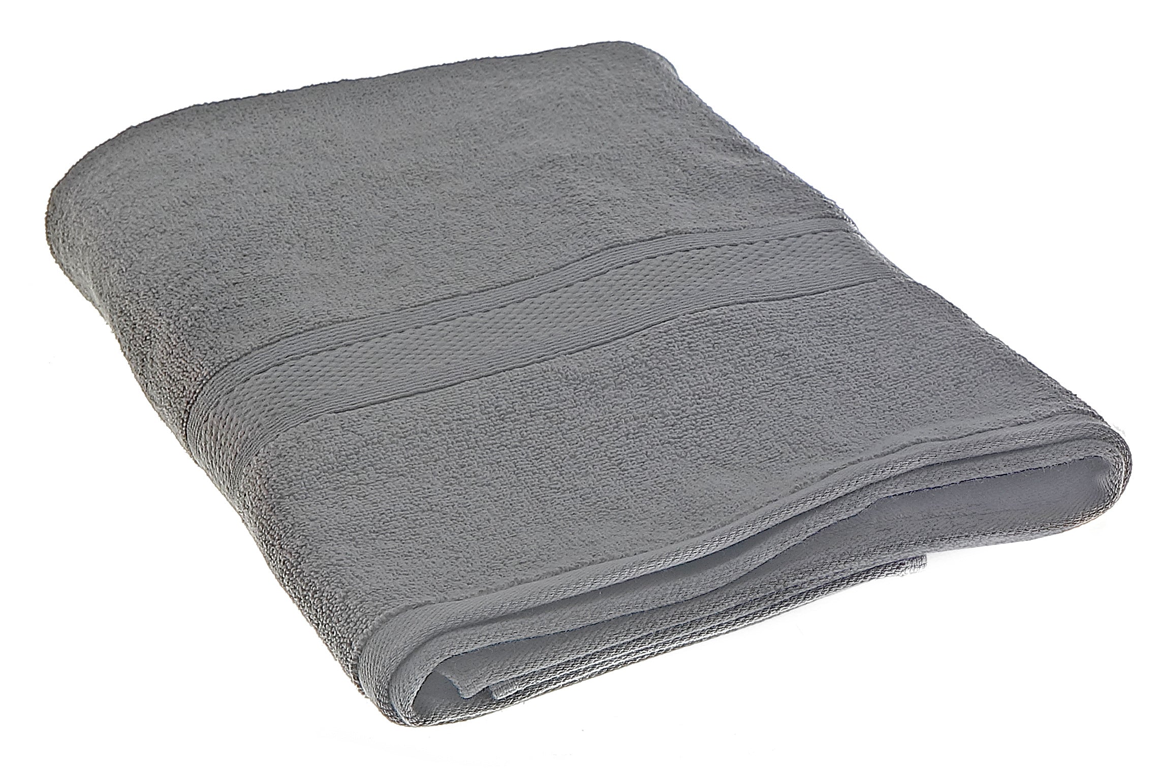 Nova Bath Sheet 30" X 60" Light Grey, Light Grey Bath Sheet, Oversized Cotton Towel, Soft Bath Linen