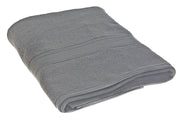 Nova Bath Towel 27" X 50" Light Grey, Light Grey Bath Towel, Soft Cotton Towel, Luxurious Bathroom Linen