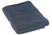 Nova Bath Towel 27" X 50" Navy, Navy Cotton Bath Towel, Absorbent Plush Towel, Home Bathroom Essential