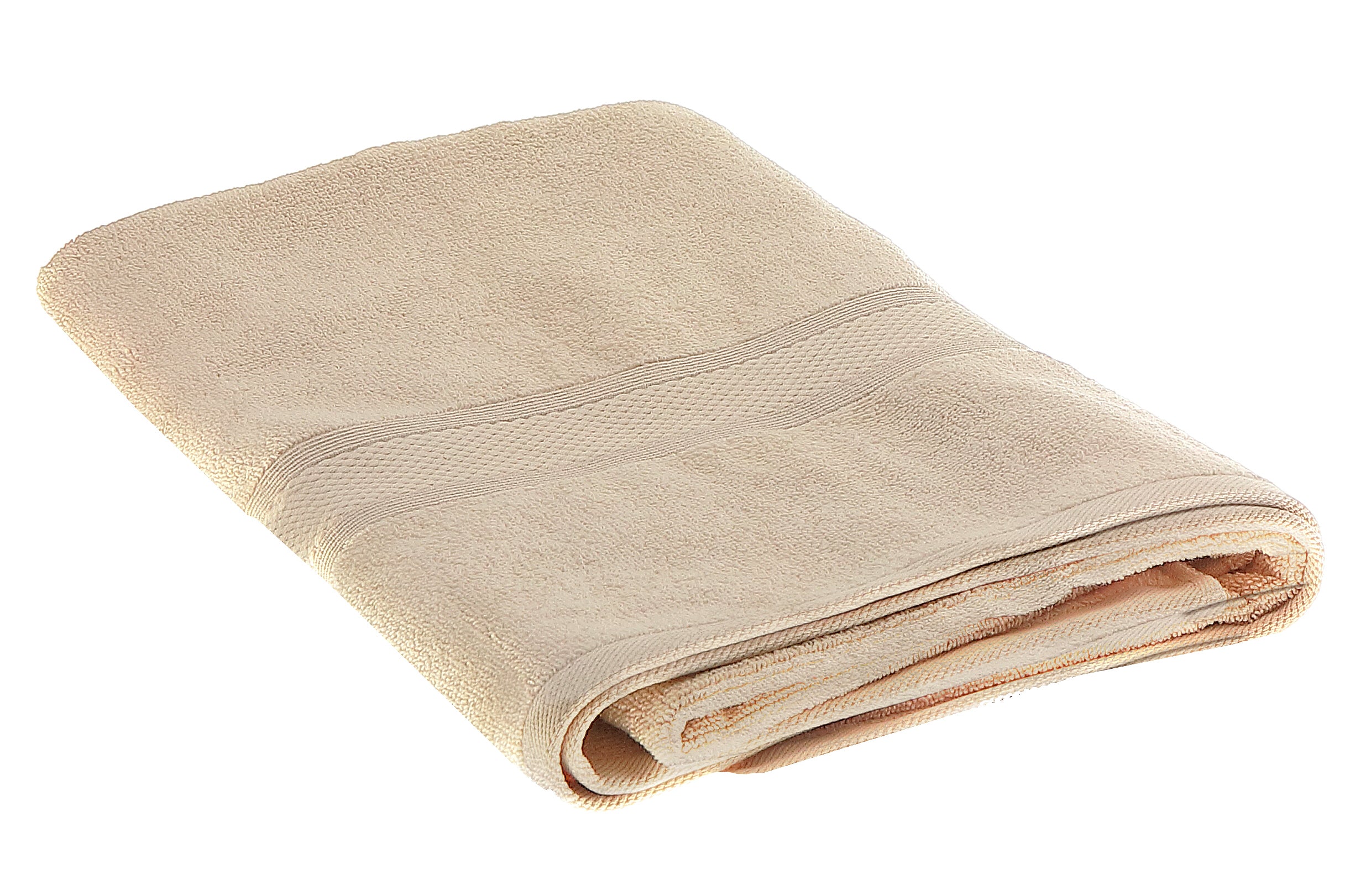 Nova Bath Towel 27" X 50" Sand, Sand Colored Cotton Bath Towel, Soft And Durable, Bathroom Use