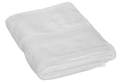 Nova Bath Towel 27" X 50" White, White Bath Towel, Soft Absorbent Cotton, Luxury Bathroom Essential