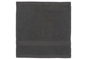 Nova Wash Cloth 12" X 12" Dark Grey Set Of 6, Dark Grey Cotton Wash Cloth Set Of 6, Bathroom Or Kitchen Use