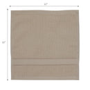 Nova Wash Cloth 12" X 12" Sand - Set of 6