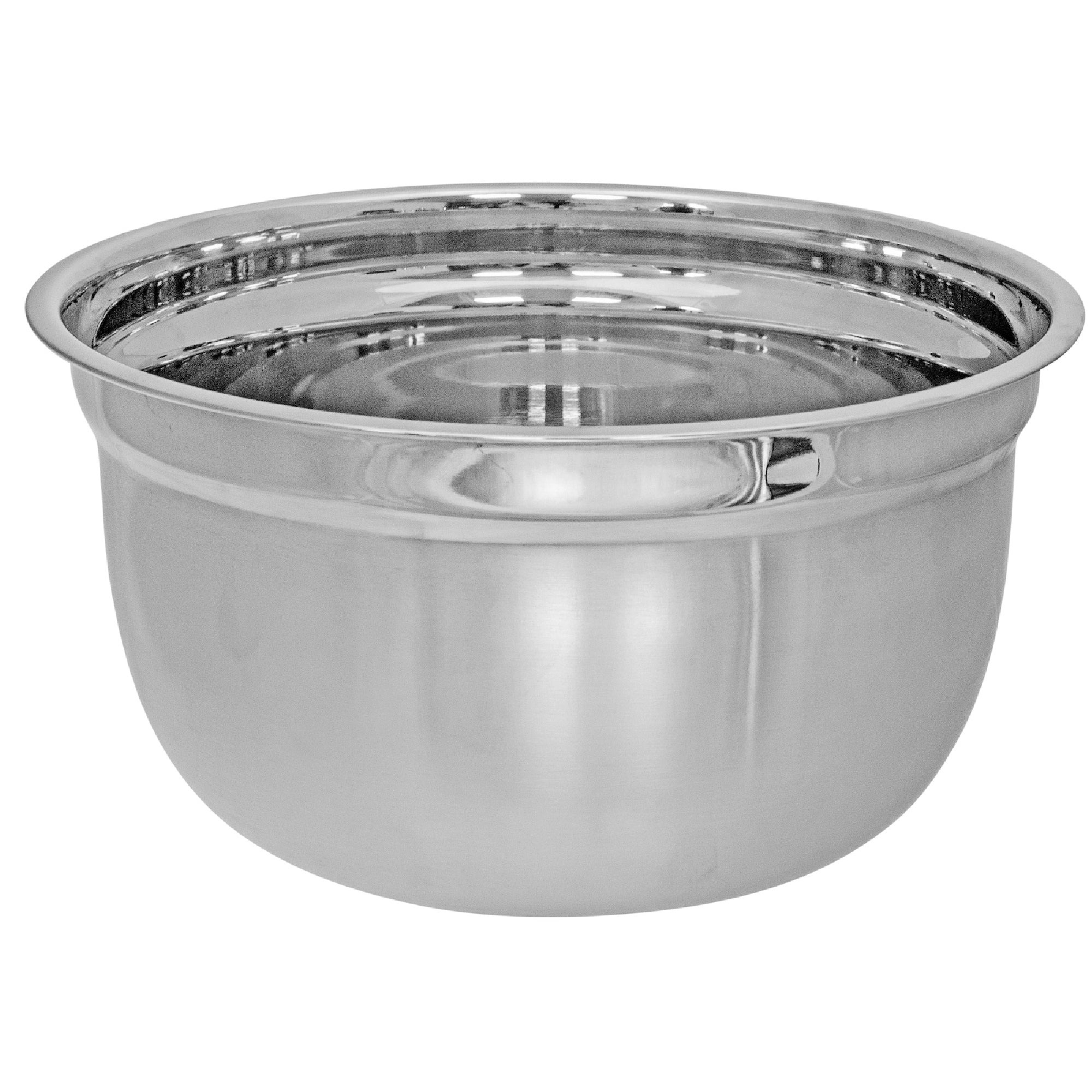 Stainless Steel German Mixing Bowl 8.50" - Set of 2 Kitchen Mixing Bowls for Baking Cooking and Food Prep