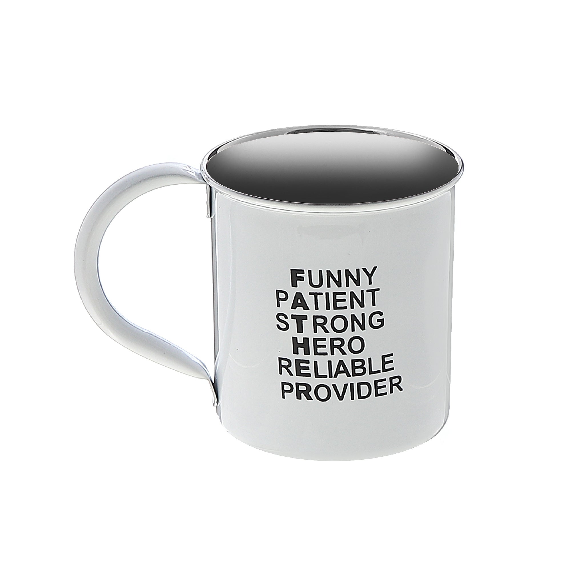 Stainless Steel Coffee Mug With Printing Father - Set of 2 Gift Mug for Dad