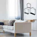 Metalhouse Shape Floating Shelves Wall DÃ©cor- Black