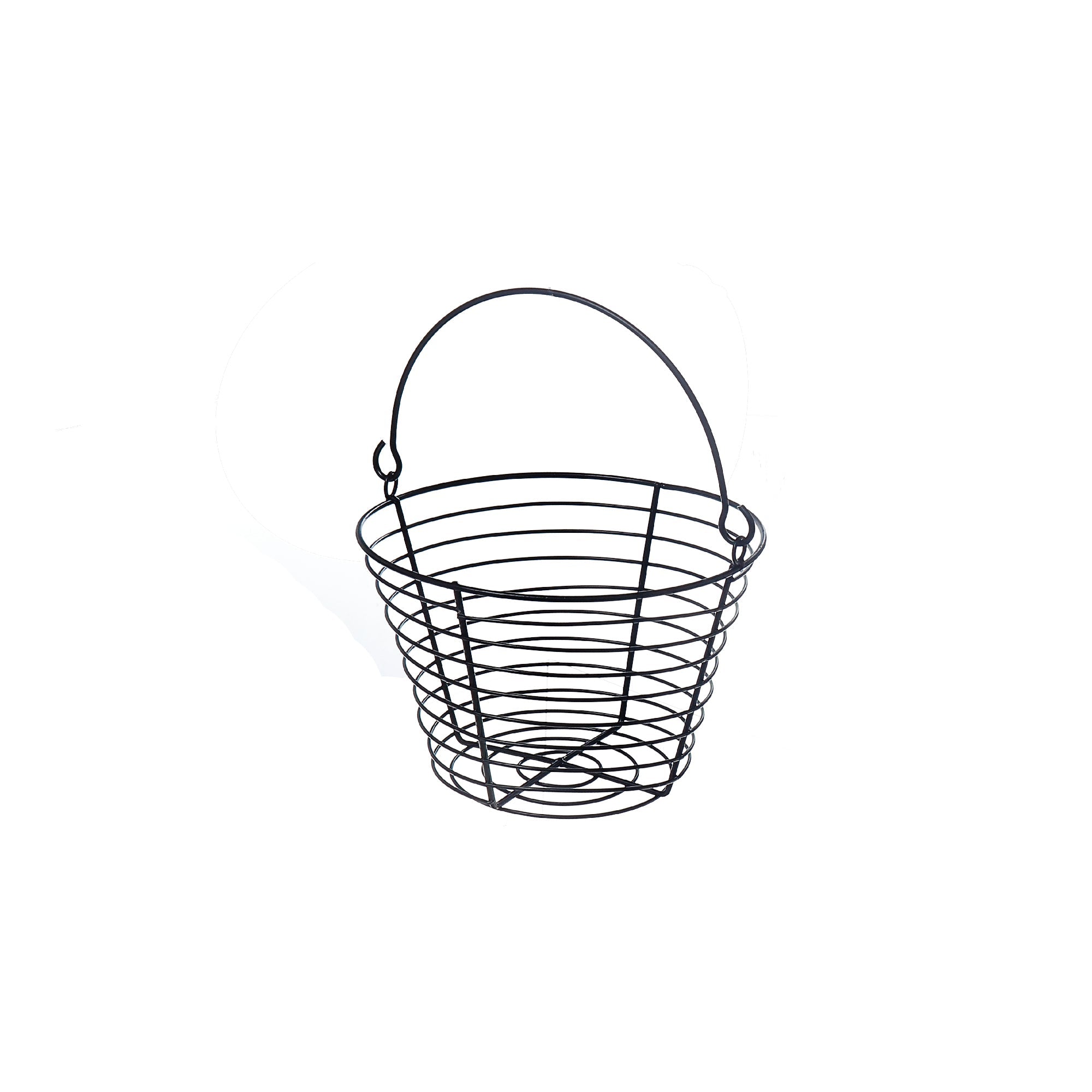 Matte Black Metal John Egg Basket – Decorative Storage Basket, Kitchen Decor