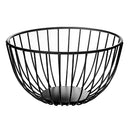Metal Basket With Powder  Coating  Black